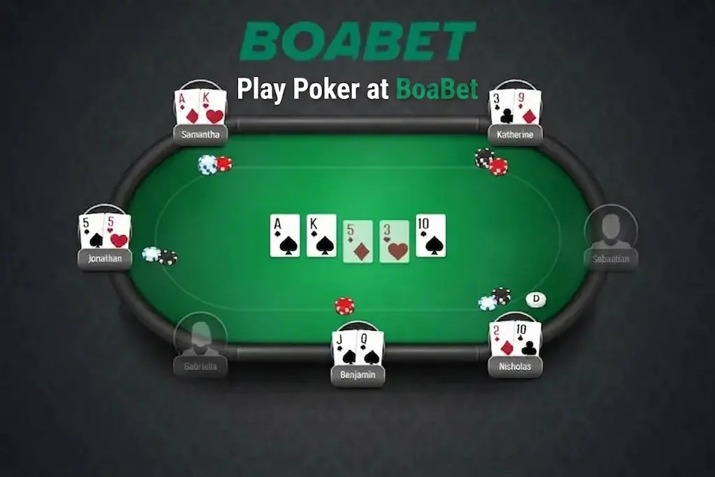 play poker at boabet
