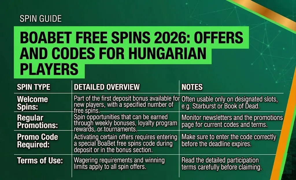 boabet free spins code