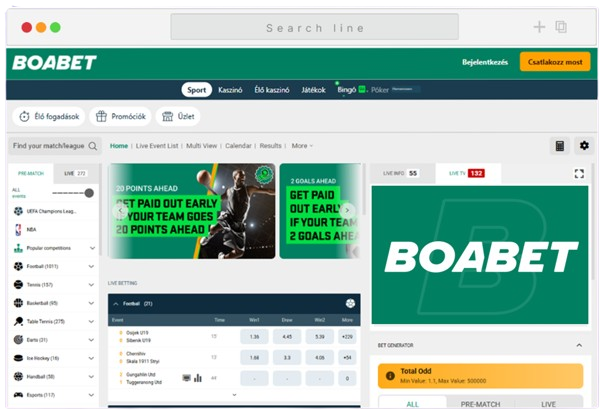boabet hivatalos honlapja sportfogadással